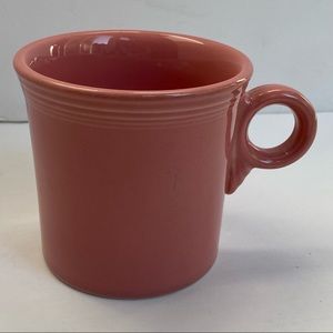 Fiesta Fiestaware Mug In Rose pink Coffee Cup Tom Jerry Ring Handled retired